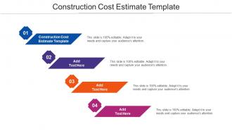 Construction Cost Estimate Template Ppt Powerpoint Presentation Layouts Slide Download Cpb