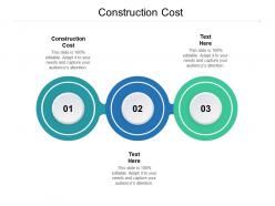 Construction cost ppt powerpoint presentation infographics themes cpb