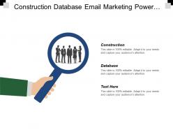 Construction database email marketing power information network social marketing
