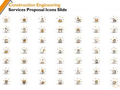 Construction Engineering Services Proposal Icons Slide Ppt Powerpoint Presentation Gallery Model