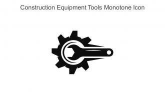 Construction Equipment Tools Monotone Icon In Powerpoint Pptx Png And Editable Eps Format