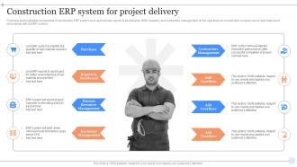 Construction ERP System For Project Delivery