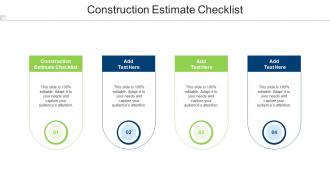 Construction Estimate Checklist In Powerpoint And Google Slides Cpb