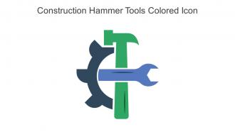Construction Hammer Tools Colored Icon In Powerpoint Pptx Png And Editable Eps Format