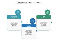 Construction industry growing ppt powerpoint presentation slides format cpb