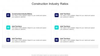 Construction Industry Ratios In Powerpoint And Google Slides Cpb