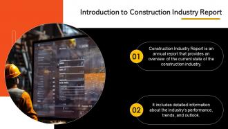 Construction Industry Report Powerpoint Presentation And Google Slides ICP Analytical Template