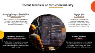 Construction Industry Report Powerpoint Presentation And Google Slides ICP Graphical Template