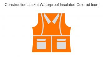 Construction Jacket Waterproof Insulated Colored Icon In Powerpoint Pptx Png And Editable Eps Format