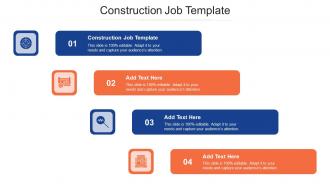 Construction Job Template Ppt Powerpoint Presentation Model Master Slide Cpb