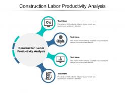 Construction labor productivity analysis ppt powerpoint presentation portfolio clipart cpb
