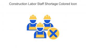 Construction Labor Staff Shortage Colored Icon In Powerpoint Pptx Png And Editable Eps Format