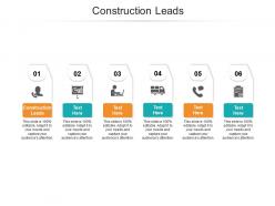 Construction leads ppt powerpoint presentation outline deck cpb
