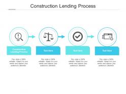Construction lending process ppt powerpoint presentation styles professional cpb