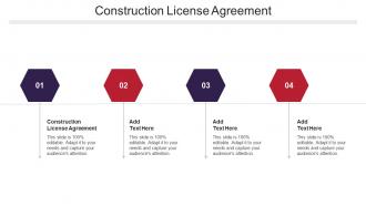 Construction License Agreement Ppt Powerpoint Presentation Gallery Elements Cpb