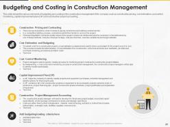 Construction management for maximizing resource efficiency and labor productivity status complete deck