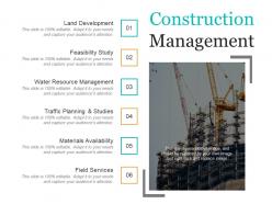Construction management presentation slides