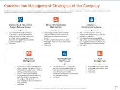 Construction management strategies process construction management strategies for maximizing resource efficiency