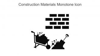 Construction Materials Monotone Icon In Powerpoint Pptx Png And Editable Eps Format