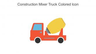 Construction Mixer Truck Colored Icon In Powerpoint Pptx Png And Editable Eps Format