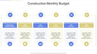 Construction Monthly Budget In Powerpoint And Google Slides Cpb