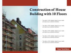 Construction Of House Building With 10 Floors