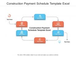 Construction payment schedule template excel ppt powerpoint presentation layouts graphics example cpb