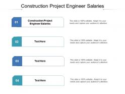 Construction project engineer salaries ppt powerpoint presentation deck cpb