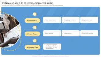 Construction Project Feasibility Report Mitigation Plan To Overcome Perceived Risks
