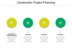 Construction project financing ppt powerpoint presentation portfolio gridlines cpb