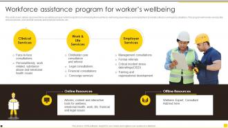 Construction Project Guidelines Playbook Workforce Assistance Program For Workers Wellbeing