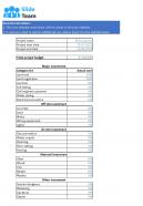 Construction Project Investment Budget Plan Excel Spreadsheet Worksheet Xlcsv XL SS