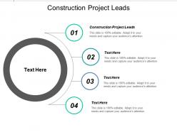 Construction project leads ppt powerpoint presentation gallery graphic images cpb