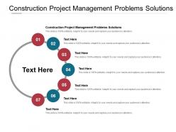 Construction project management problems solutions ppt powerpoint slides cpb