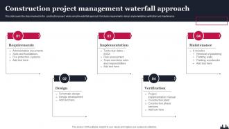 Construction Project Management Waterfall Approach