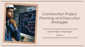 Construction Project Planning And Execution Strategies PPT Mockup AT
