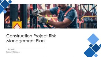 Construction Project Risk Management Plan PPT Guidelines AT