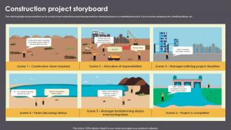 Construction Project Storyboard Storyboard SS