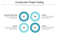 Construction project texting ppt powerpoint presentation file graphics download cpb