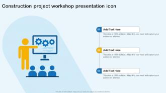 Construction Project Workshop Presentation Icon
