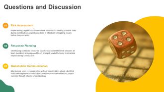 Construction Risk Matrix And Response Actions PPT Presentation AT Interactive Professional