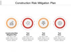 Construction risk mitigation plan ppt powerpoint presentation icon ideas cpb