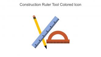 Construction Ruler Tool Colored Icon In Powerpoint Pptx Png And Editable Eps Format