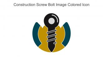Construction Screw Bolt Image Colored Icon In Powerpoint Pptx Png And Editable Eps Format