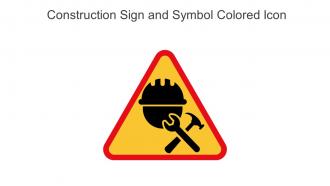 Construction Sign And Symbol Colored Icon In Powerpoint Pptx Png And Editable Eps Format