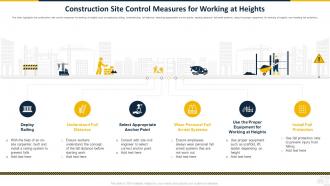 Construction Site Control Measures For Working At Heights Safety Program For Construction Site