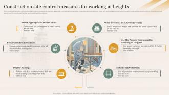 Construction Site Control Measures For Working Enhancing Safety Of Civil Construction Site