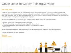 Construction staff safety training proposal powerpoint presentation slides