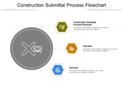 Construction submittal process flowchart ppt powerpoint presentation summary grid cpb