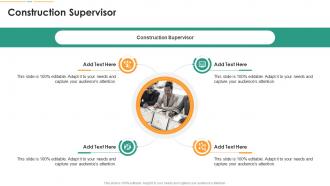 Construction Supervisor In Powerpoint And Google Slides Cpp